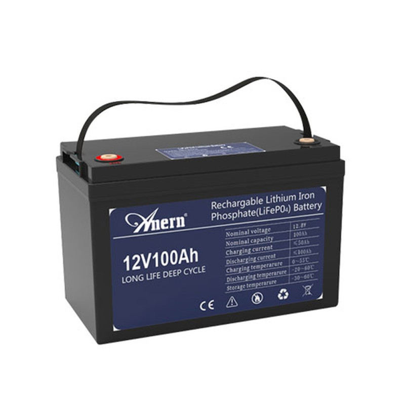 Купити Акумулятор Anern LiFePO4 12V 100A AN-LFP12100. Офіційний магазин Віталс Україна, фірмова гарантія з доставкою по Украіні