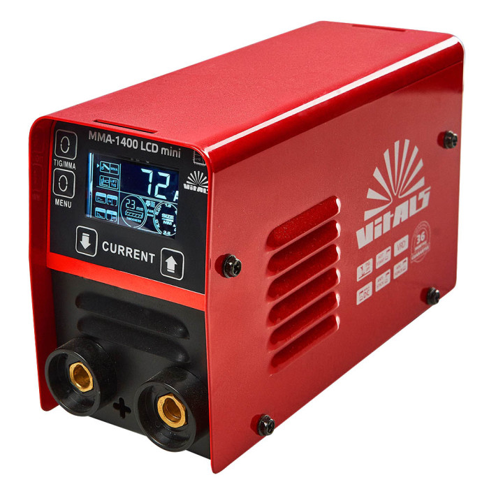 Купити Зварювальний апарат Vitals MMA -1400 LCD mini. Офіційний магазин Віталс Україна, фірмова гарантія з доставкою по Украіні