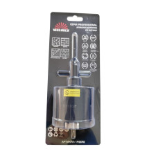 Купити Комплект коронка алмазная по бетону Vitals Professional 72×110 мм М16 SDS-plus. Офіційний магазин Віталс Україна, фірмова гарантія з доставкою по Украіні