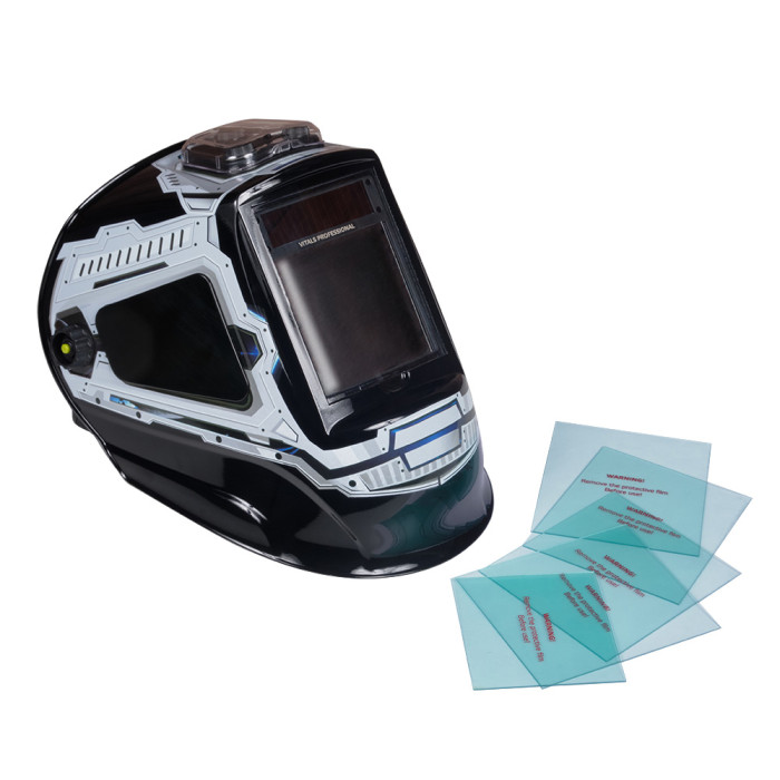 Купити Комплект захисних стекол для маски зварника Vitals Professional 2.0 Panoramic true color. Офіційний магазин Віталс Україна, фірмова гарантія з доставкою по Украіні